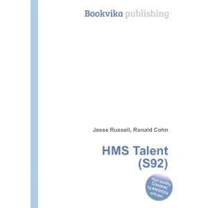  HMS Talent (S92) Ronald Cohn Jesse Russell Books