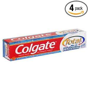  Colgate Total Plus Whitening Toothpaste, 6.ounce Tubes 