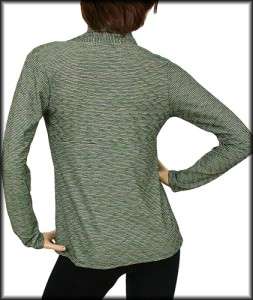 GREEN SHRUG CARDIGAN w/ Cascading Front S, M, or L  