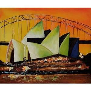 Art Reproduction Oil Painting   Famous Cities Sydneys Opera House 
