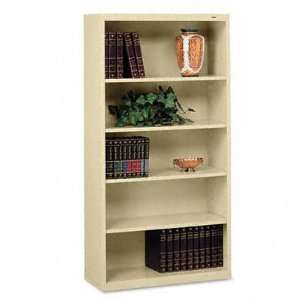  Tennsco Metal Bookcase, 5 Shelves, 34 1/2w x 13 1/2d x 66h 