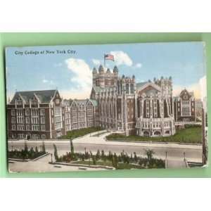   Vintage Postcard City College New York City Aug 1916 