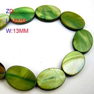 Z4210 18*13mm Mother Of Pearl Shell Oval Beads Jewelry  