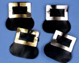  Shoe Buckles Colonial Gold Costume Accessory Clothing