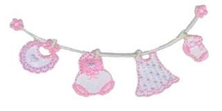 Girls Clothesline Embroidered Iron On Patch 350441  