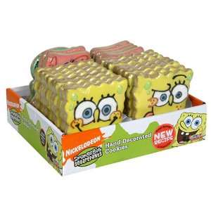 Color A Cookie Sponge Bob Hand Decorated Cookies (Pack of 24)  