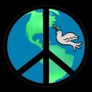  World Peace Sign Sticker Arts, Crafts & Sewing