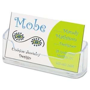  Horizontal Business Card Holder, 3 3/4w x 1 7/8h x 1 1/2d 