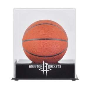  Houston Rockets Mini Basketball Display Case Sports 