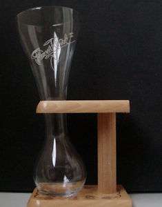PAUWEL KWAK Belgian COACHMANS BEER GLASS w/Wood Stand  