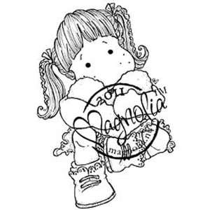 Sweet Crazy Love Cling Stamp Tilda With Cozy Heart 