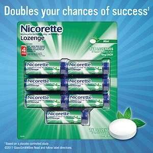  GlaxoSmithKline Commit 2mg Mint Flavor Nicotine Polacrilex Lozenges 