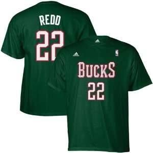  NBA adidas Milwaukee Bucks #22 Michael Redd Green Net 