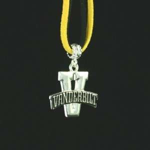   Commodores Double Cord Necklace NCAA College Athletics Sports