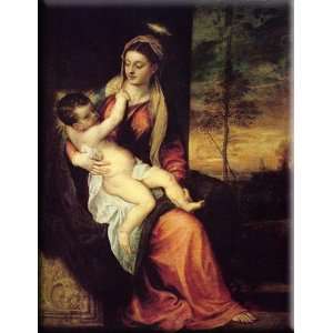   the Christ Child 12x16 Streched Canvas Art by Titian
