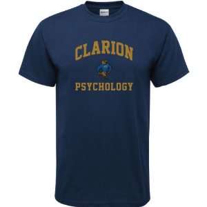   Clarion Golden Eagles Navy Psychology Arch T Shirt