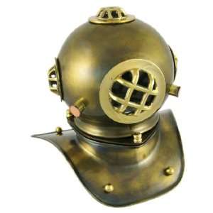    Brass Navy Diving Helmet Replica 8 Inch Mark V Bell
