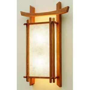 Medium Kyoto Sconce   ADA Compliant   Incandescent   Cherry   Mulberry 