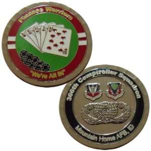  366th Comptroller Squadron Challenge Coin 