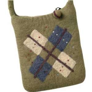  Feltworks Needle Felting Purse Kit argyle Arts, Crafts & Sewing