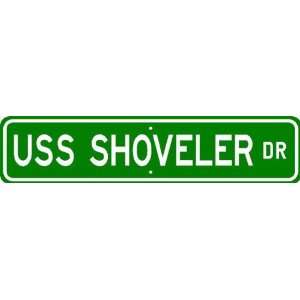  USS SHOVELER MSF 382 Street Sign   Navy Patio, Lawn 