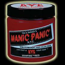 MANIC PANIC Hair Dye   VAMPIRE RED Punk Goth Cyber Glam  
