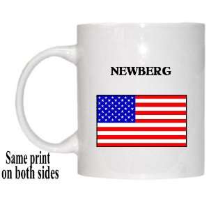  US Flag   Newberg, Oregon (OR) Mug 