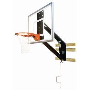 Zip Crank Adjustable Glass Basketball Shooting Station  
