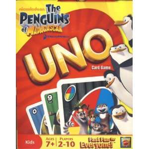  Uno   The Penguins of Madagascar Toys & Games