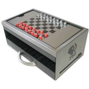  Ruda Overseas 279 Chess Checkers with Index Card Holder 