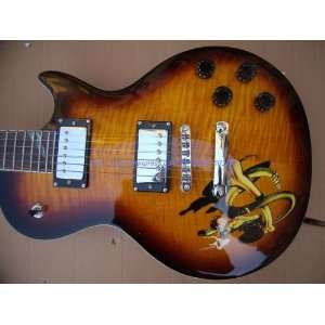   usa lespual custom electric guitar snake body Musical Instruments