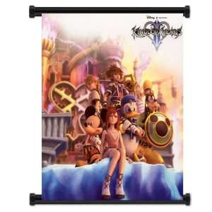  Kingdom Hearts Game Fabric Wall Scroll Poster (32x40 