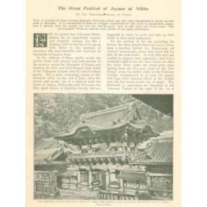   1900 Festival of Jeyasu At Nikko Japan Shinto Temple 