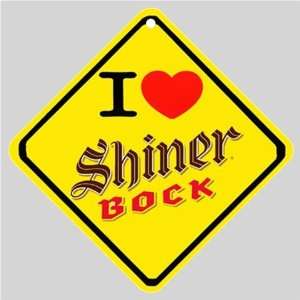  I Love Shiner Bock Beer Logo Car Window Sign Everything 
