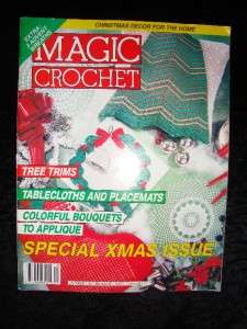MAGIC CROCHET OCTOBER 1992 #80 CHRISTMAS SPECIAL ISSUE  