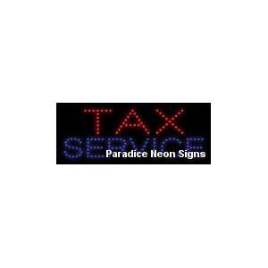  Tax Service LED Sign 8 x 20