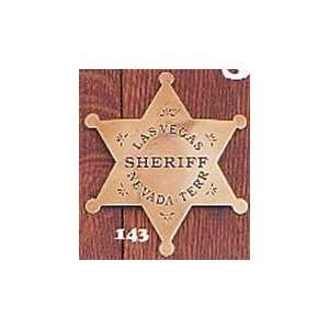  Las Vegas Sheriff Nevada Territory Western Badge 