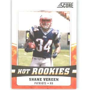  2011 Score Hot Rookies #25 Shane Vereen   New England 