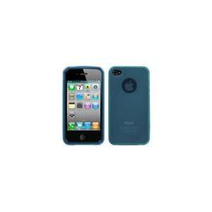  iPhone 4 Semi Transparent Baby Blue Candy Skin Cover Case 