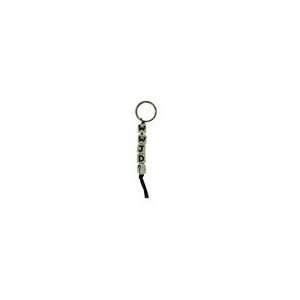  WWJD square bead keychain (Wholesale in a pack of 30 