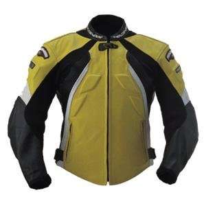  Fieldsheer Flex Leather Jacket   44/Yellow Automotive