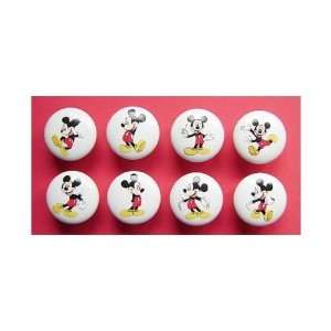  New 8pc Mickey Mouse Ceramic Dresser Knobs Set Handcrafted 