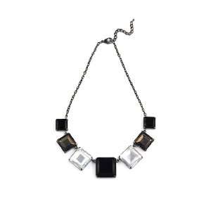  Rodney Holman Cool Tones Square Necklace Jewelry