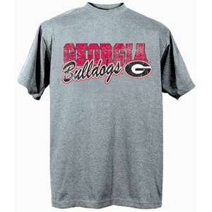   UGA NCAA Dark Ash Short Sleeve T Shirt Medium