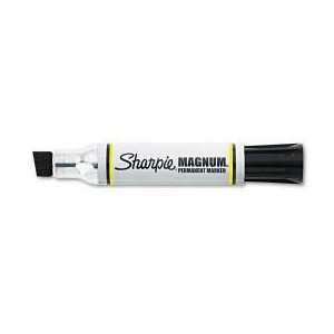  Sharpie Magnum Permanent Marker, Aluminum Barrel, Black 