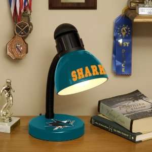  SAN JOSE SHARKS Team Logo DESK LAMP (14.5 Tall x 6 Wide 
