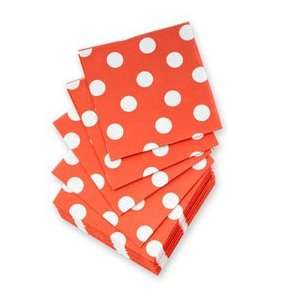  9 red polka dot napkins (set of 36) 