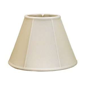  Shantung Soft Bell Shade Size 18, Color White