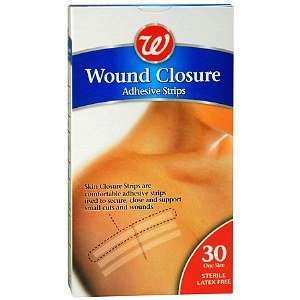  Wound Closure Adhesive Strips, 30 ea Health 