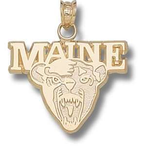   University of Maine Maine W/Bear New Pendant (14kt) Sports